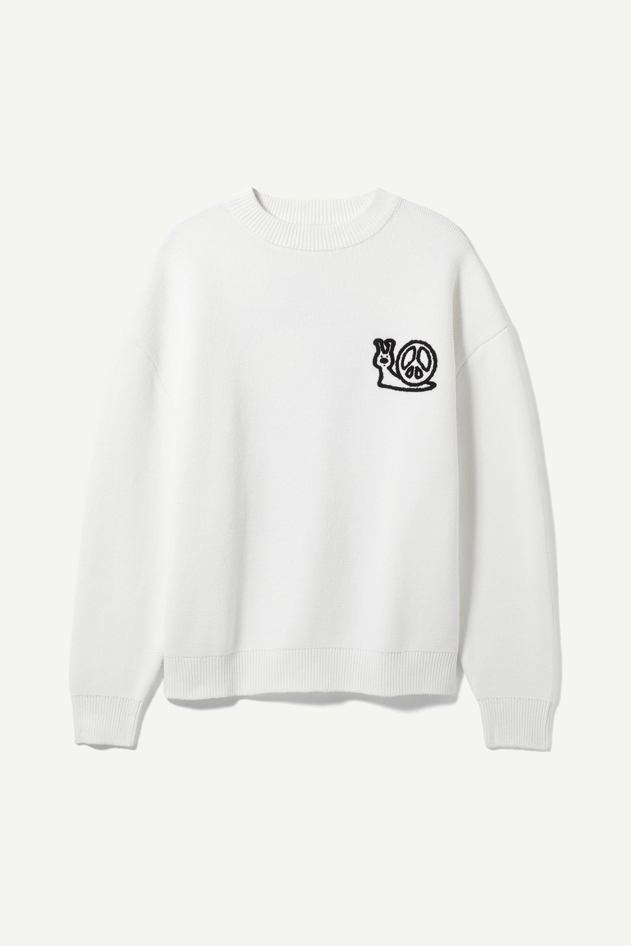 Peace snail white - John Peace Snail Sweater - 0