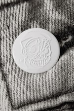 Post Grey - Poser Regular Waist Loose Wide Jeans - 1