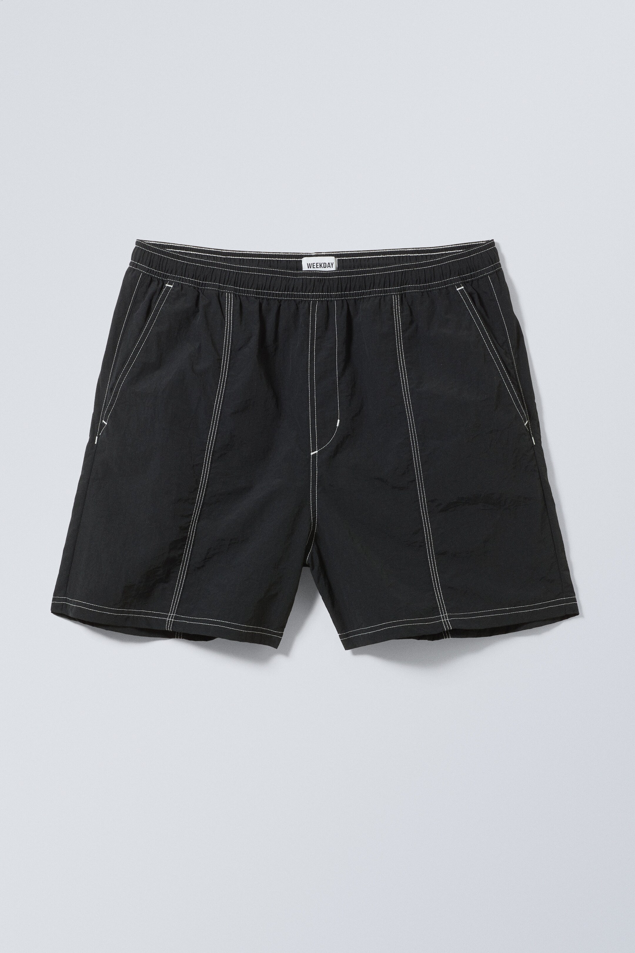 Schwarz - Lockere Shorts Fred - 0