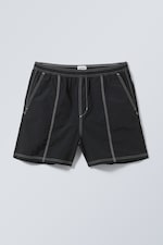 Schwarz - Lockere Shorts Fred - 0