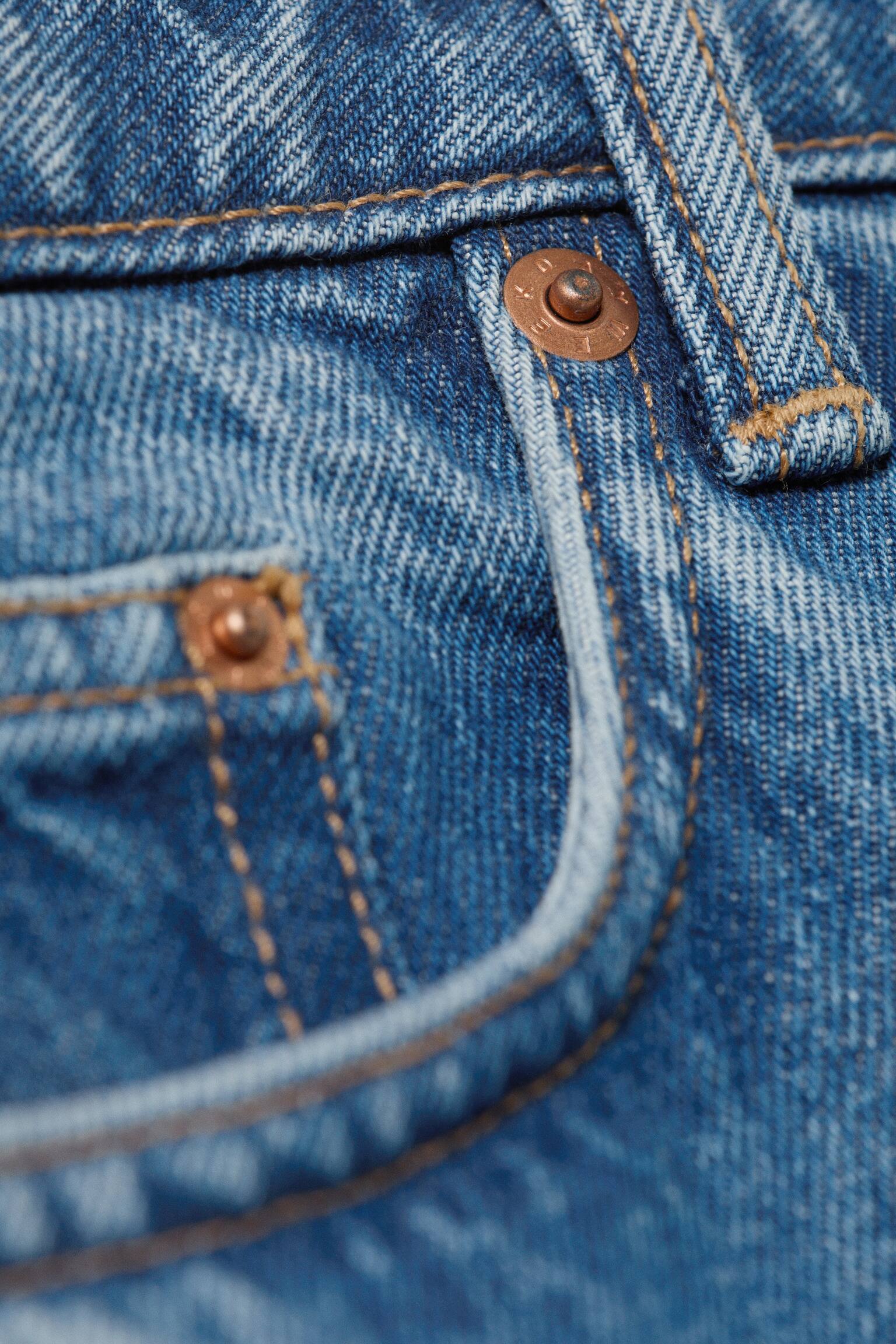 Imoo Low Rise Loose Wide Leg Jeans - 90s Blue - Middelblauw/Washed Black – Zwart/Desert Blue - Dark Blue - 5