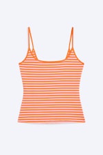 Striped Pink/Orange - Schmal geschnittenes Trägertop - 3