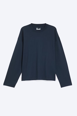 Oversized långärmad boxig T-shirt