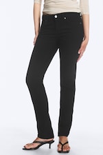 Black Rinse - Black - Neptune Low Rise Slim Straight Jeans - 2