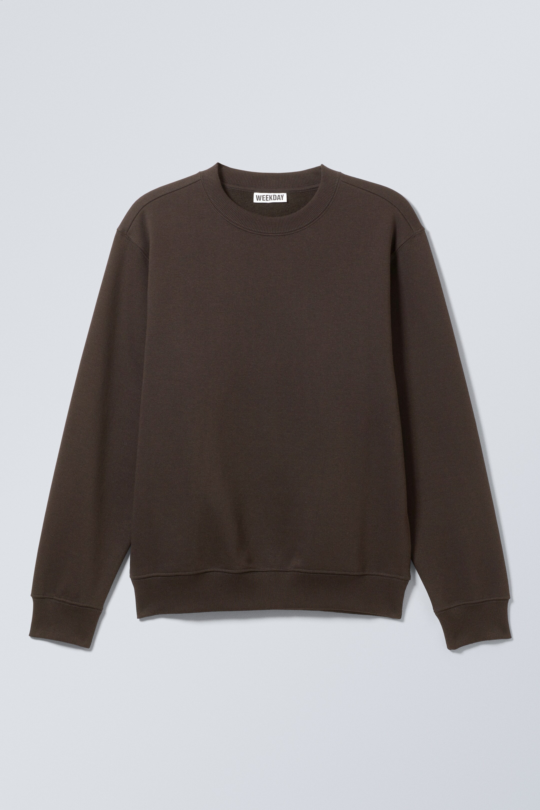 Grotere afbeelding bekijken: Standard Midweight Sweatshirt - Dark Brown - HEREN | H&M BE 1