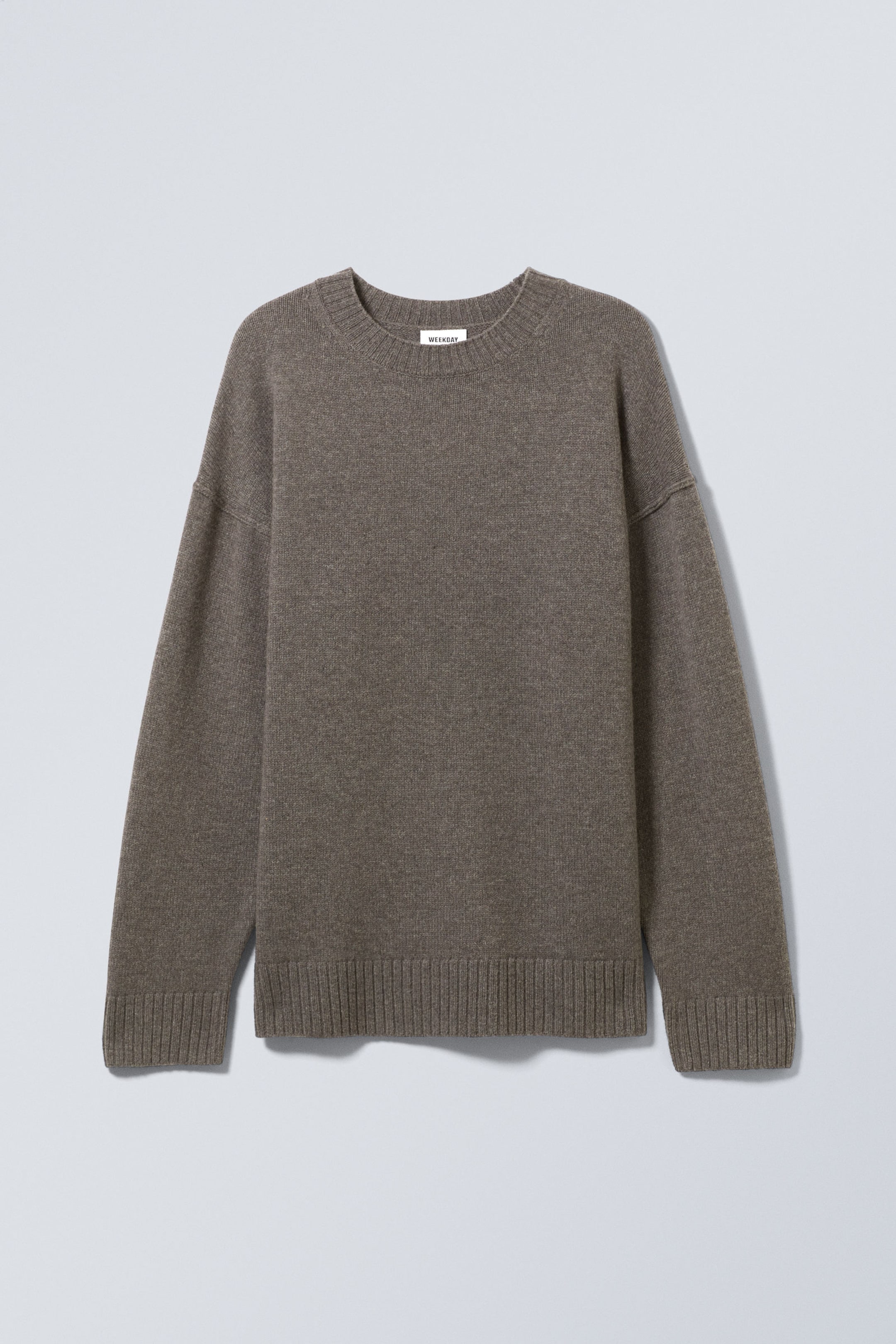 Dark Mole - Eloise Oversized Wool Sweater - 0