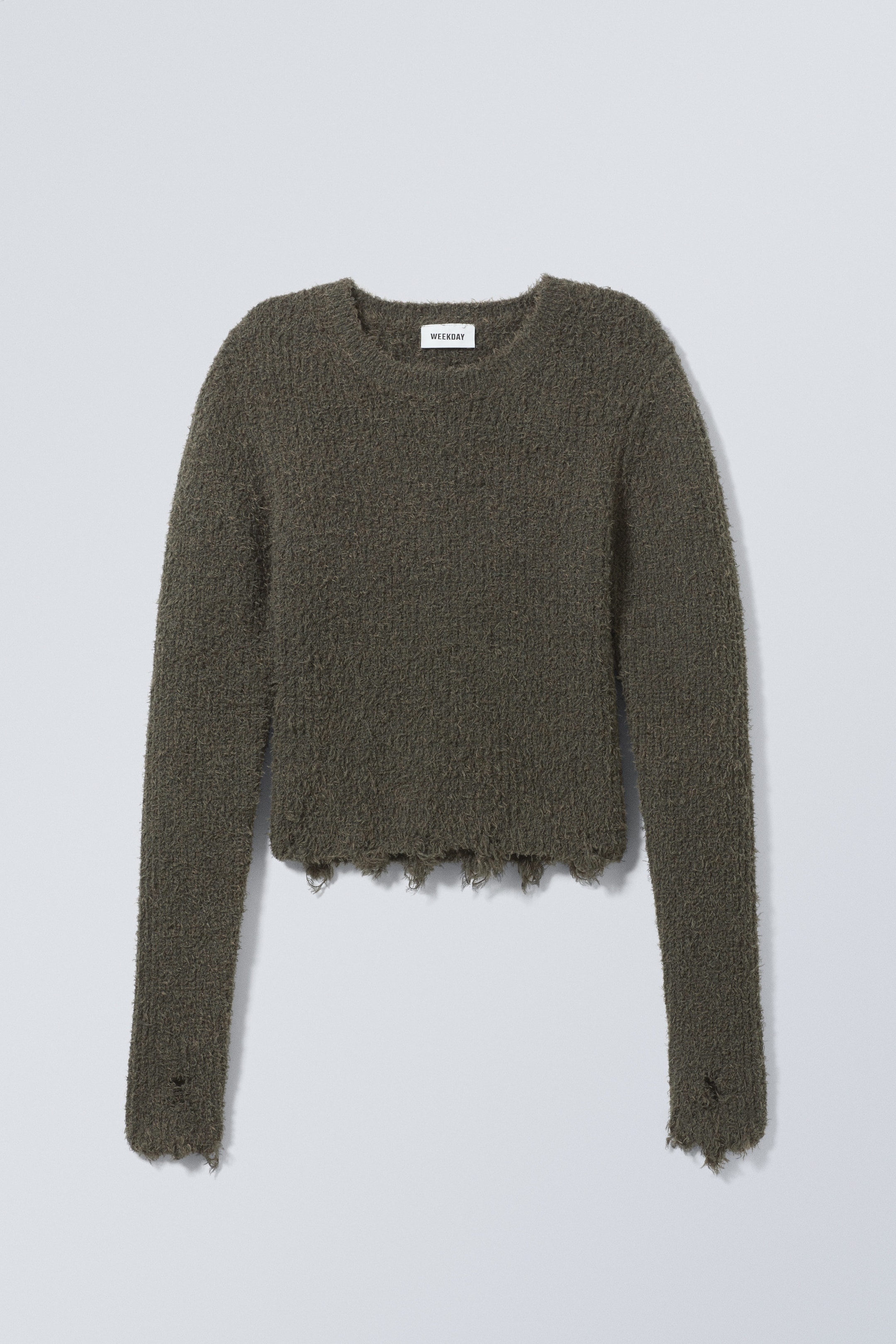 Dark Green - Tyra Knitted Sweater - 0