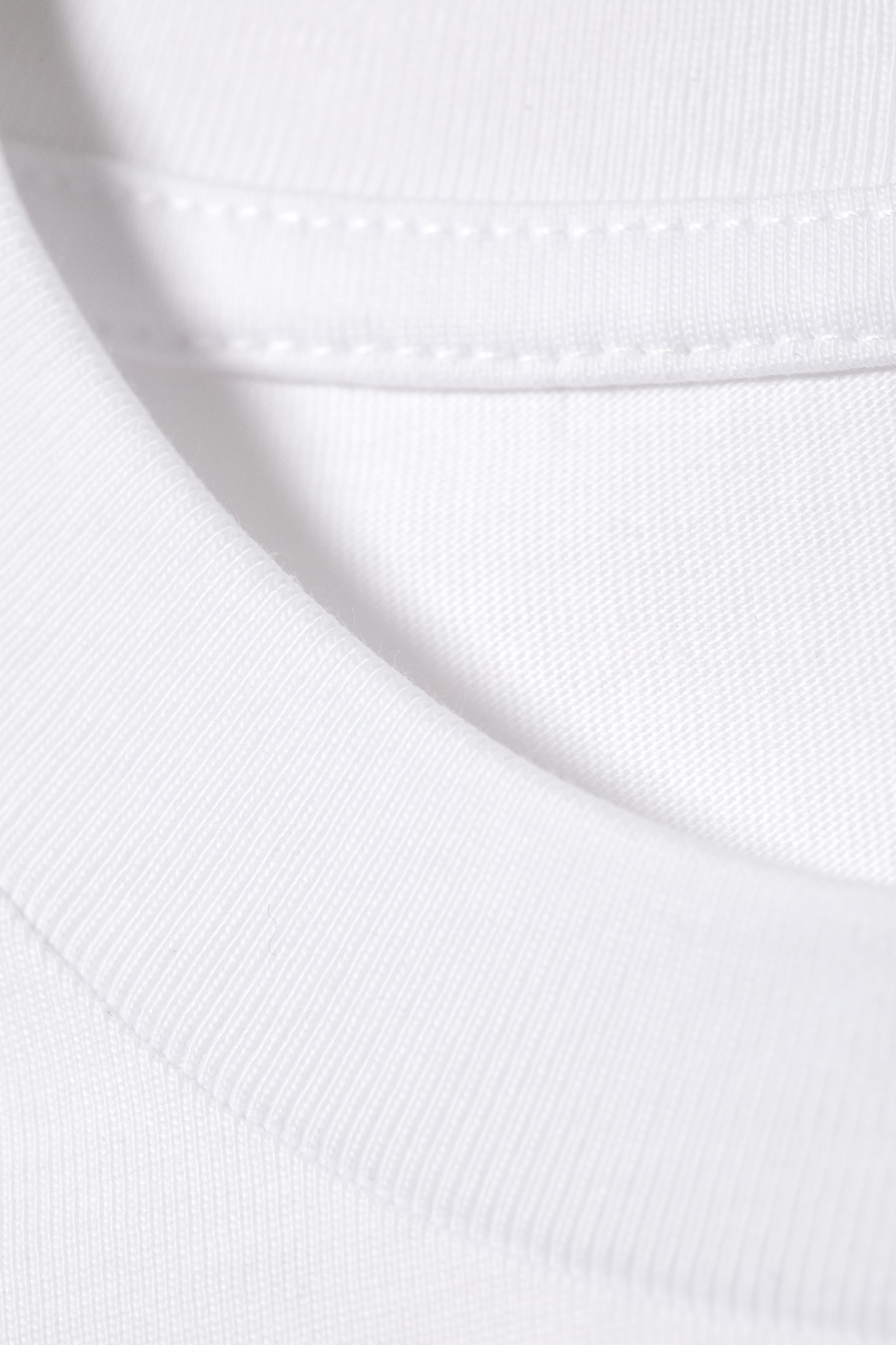 Boxy T-Shirt aus Baumwolle mit Flügelärmeln - Weiß - 5