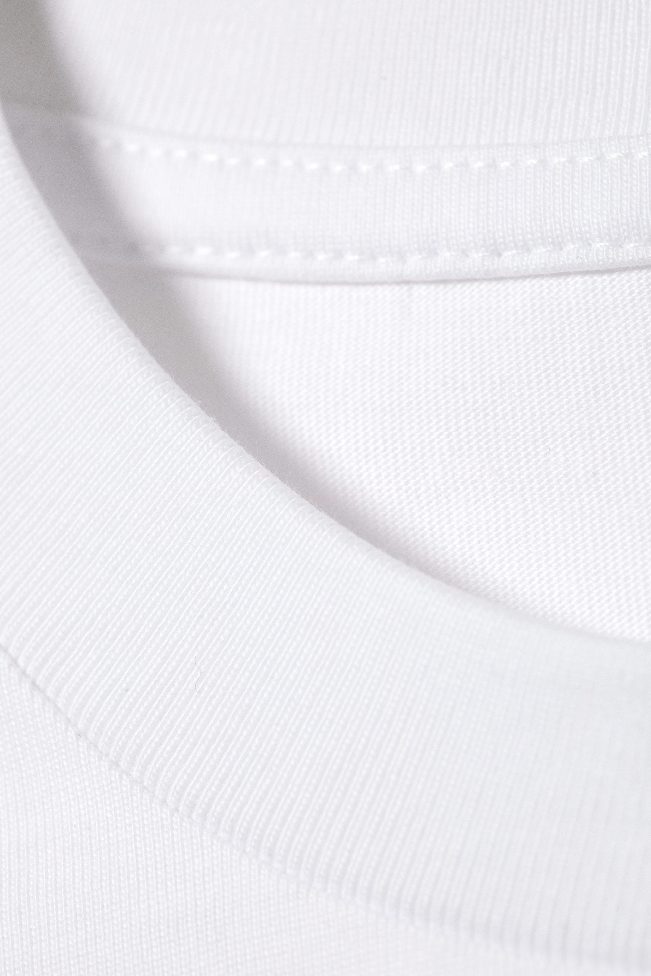 White - Cap-Sleeved Boxy Cotton T-shirt - 1