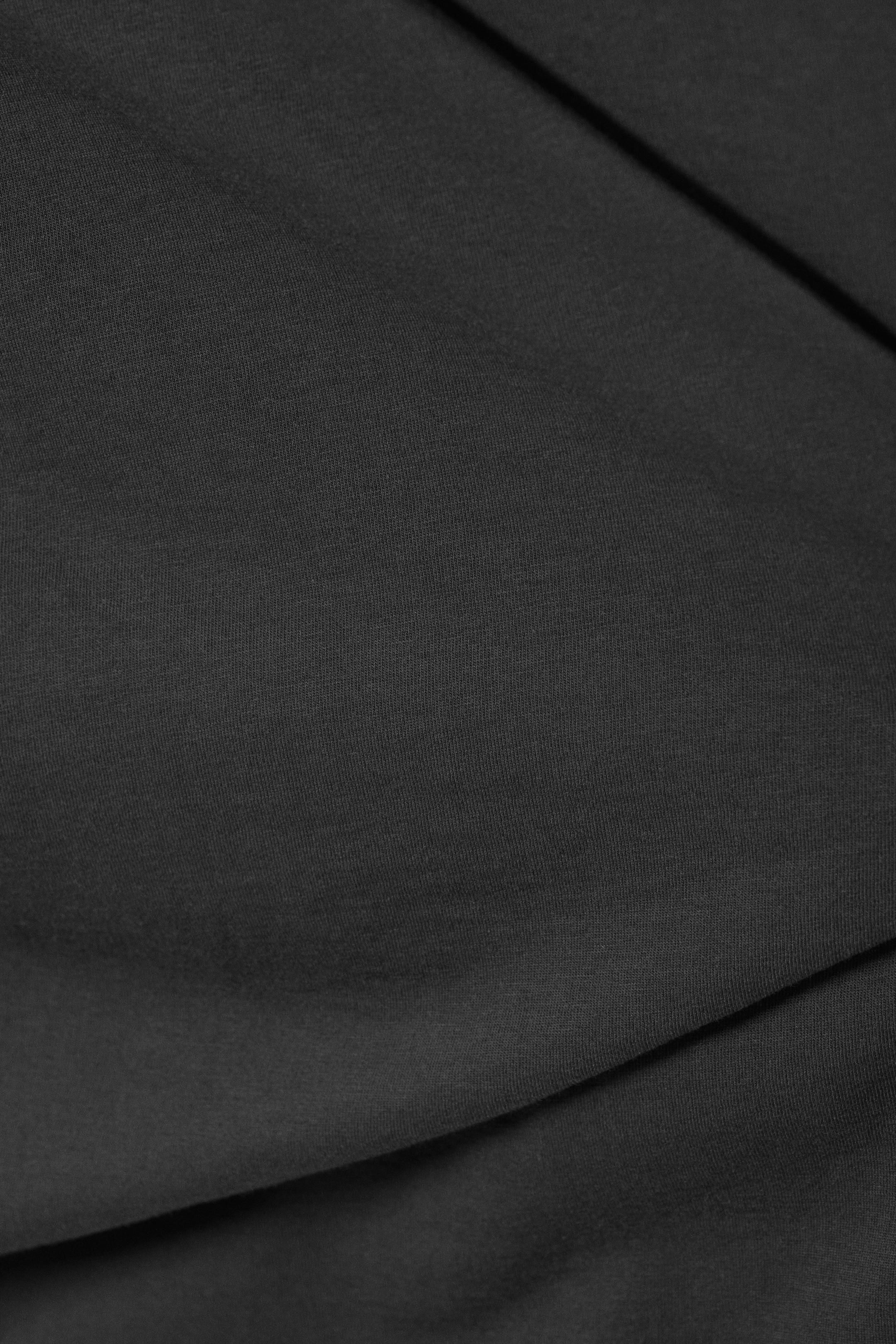 Agrandir l'image: Haut en coton sans manches drapé - Gris foncé - FEMME | H&M FR 2