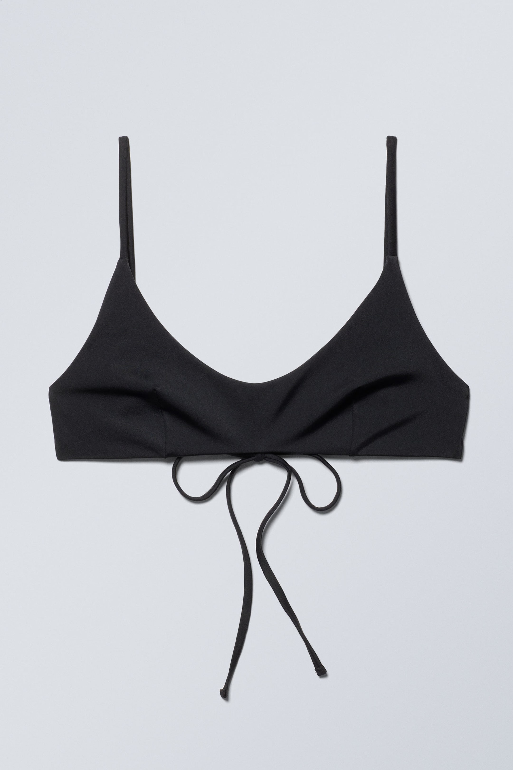 Schwarz - Träger-Bikinioberteil - 3