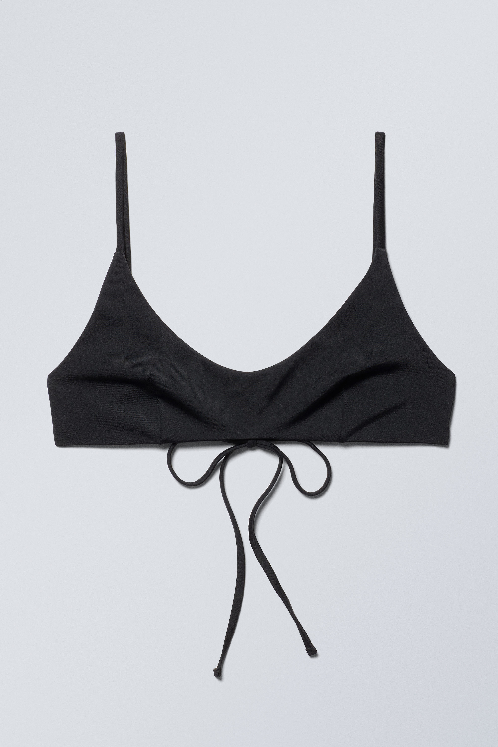 Schwarz - Träger-Bikinioberteil - 4