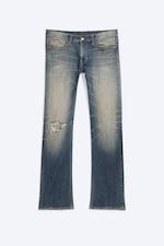 Sunset Blue – mørkeblå - Struggle bootcut-jeans med lavt liv og smal passform - 5