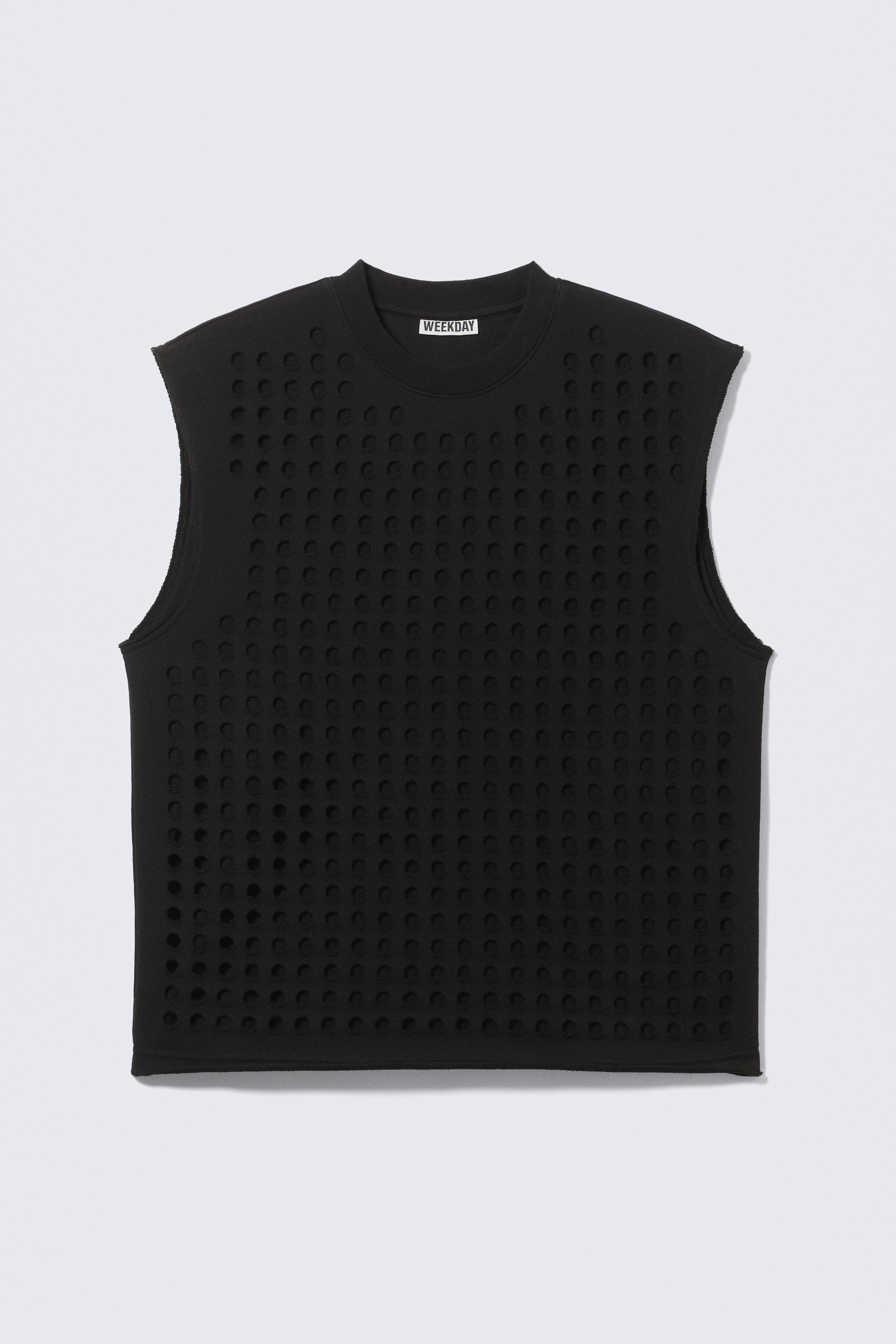 Canotta RAEL KADE LASER CUT - Nero