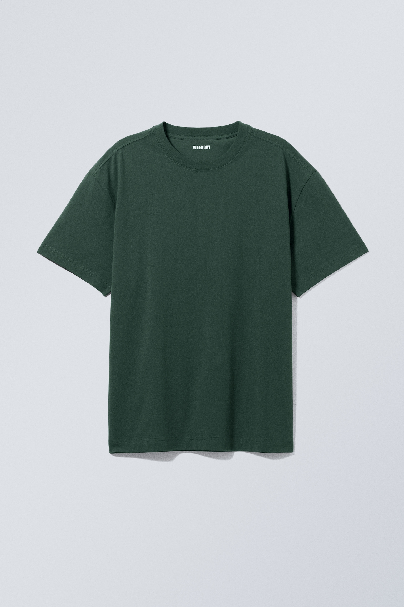 Oversized Heavyweight T-shirt - Σκούρο Πράσινο/Παστέλ Πράσινο/Μπλε Έντονο/Black/White/Dark Grey/Grey/Khaki Green - 2