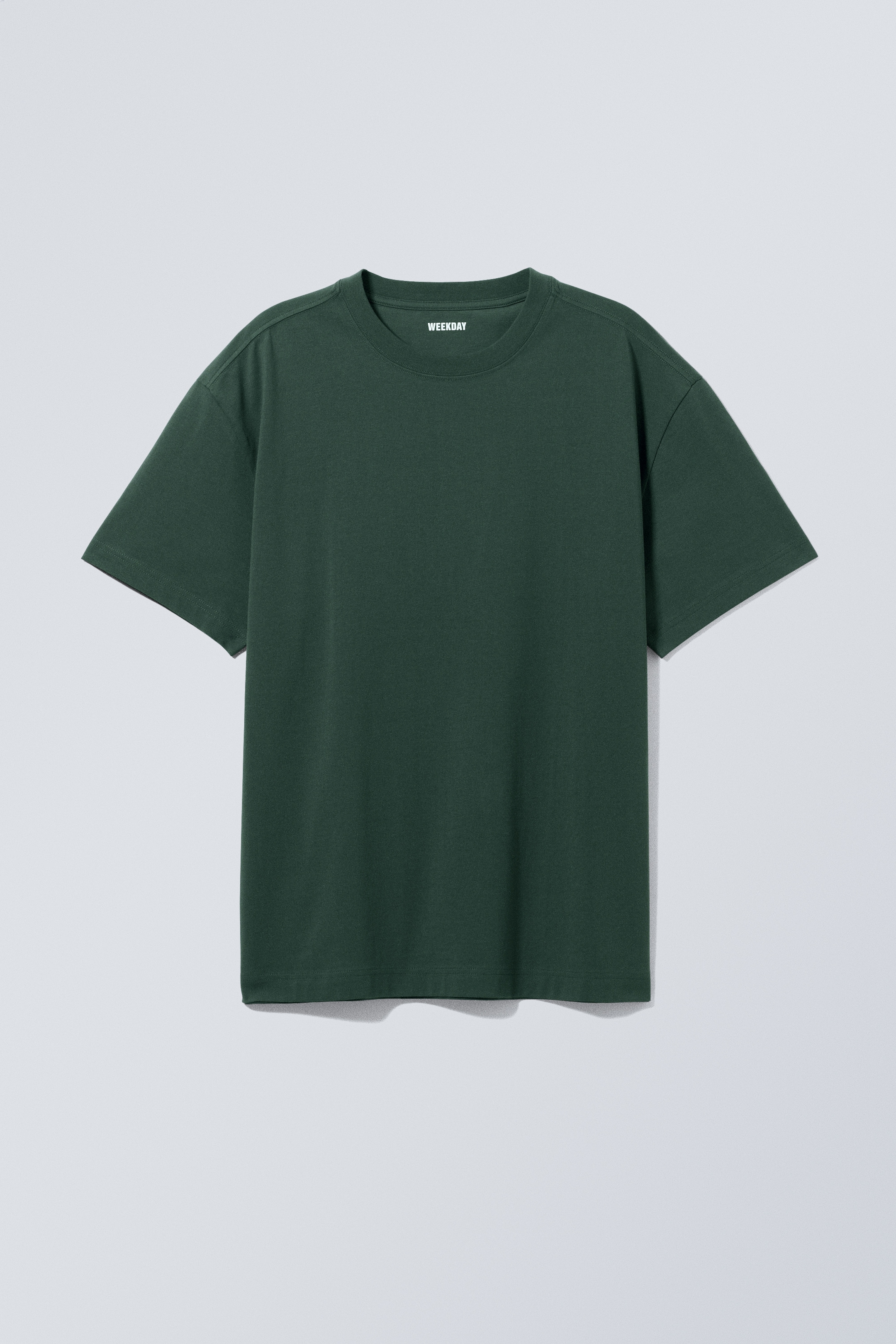 Zobraziť väčší obrázok: Oversized Heavyweight T-shirt - Tmavozelená - MUŽI | H&M SK 4