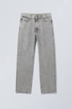 Monolith Grey - Light Grey - Galaxy Loose Straight Leg Jeans - 11