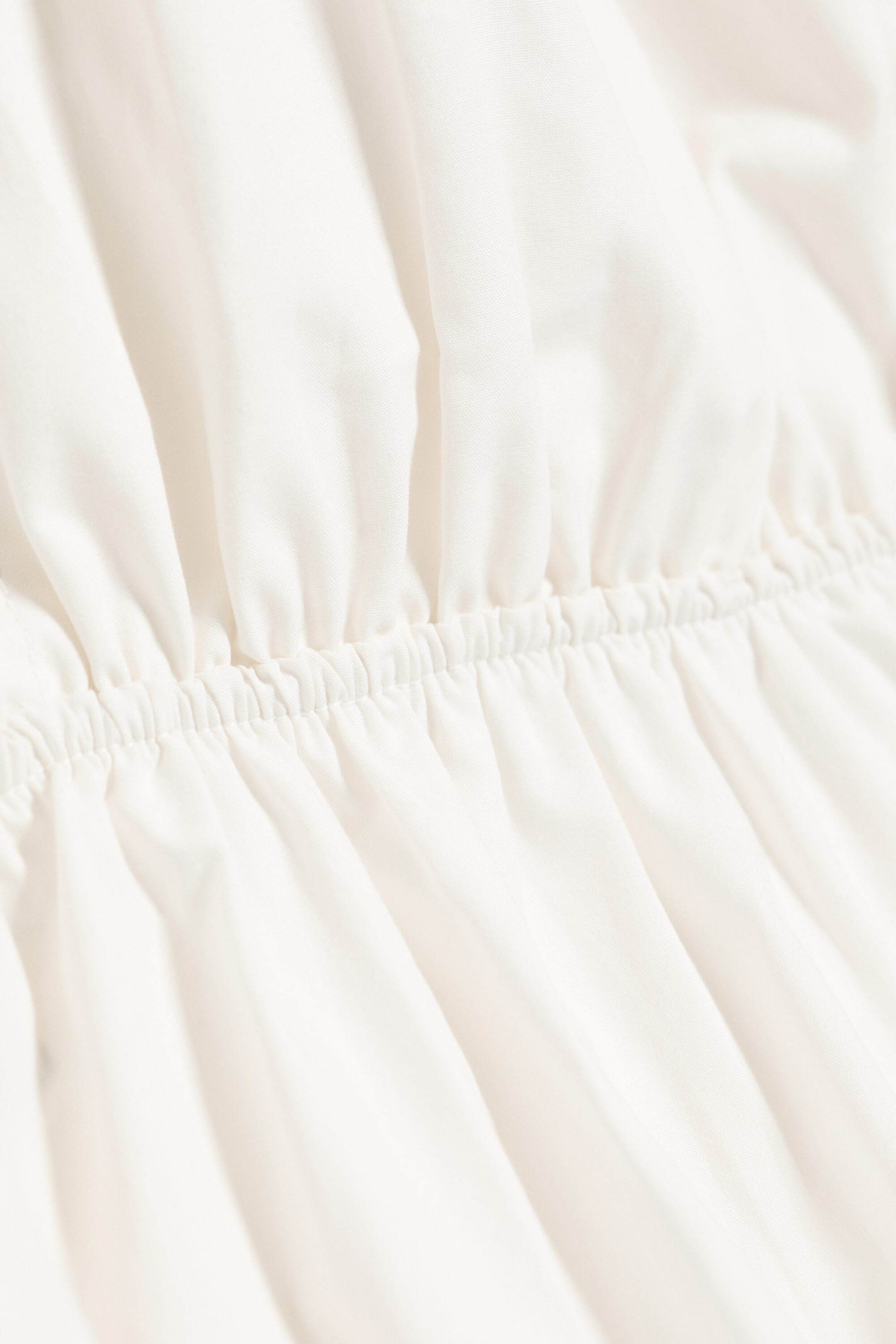 Gebroken wit - Katoenen haltertop - 5