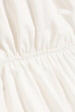 Gebroken wit - Katoenen haltertop - 5