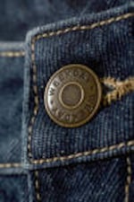 Morning Blue - Dark Blue - Halo Curve High Waisted Regular Wide Leg Jeans - 6