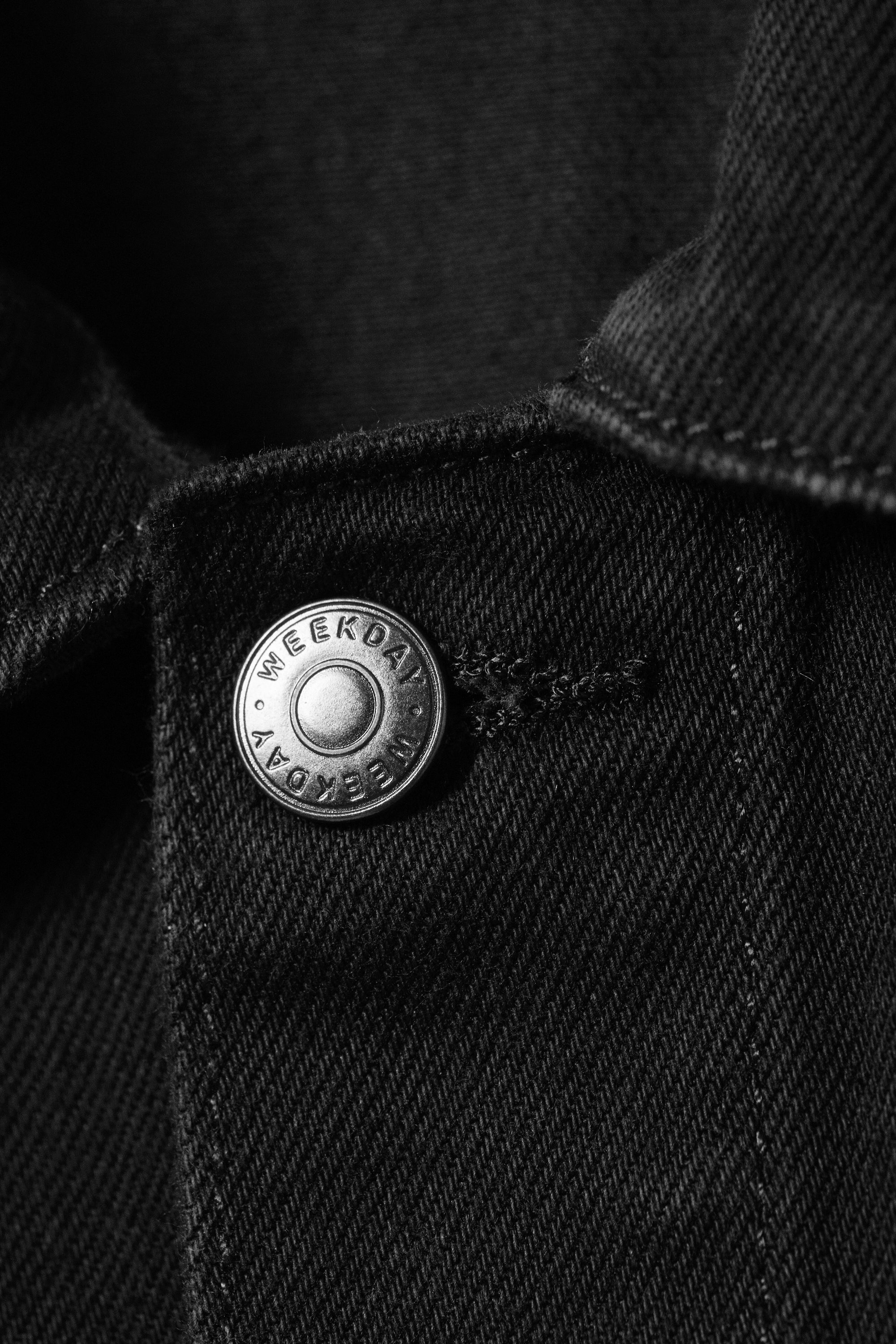relaxed fit denim jacket - Black Rinse - Black | Weekday WW