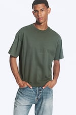 Mörkgrön - LOOSE FIT T-SHIRT - 1