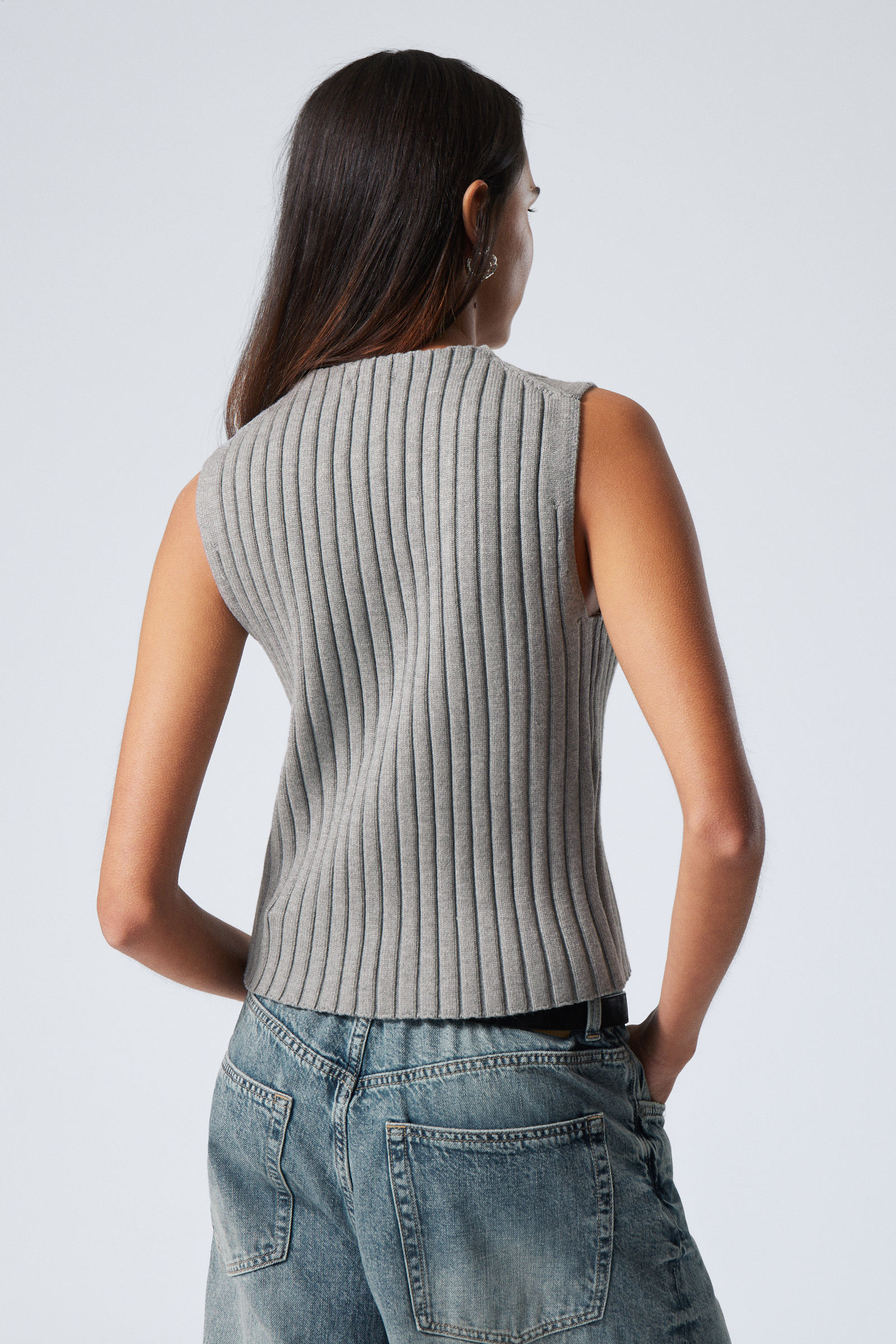最安値】CRIMIE W FACE WOOL REVER VEST