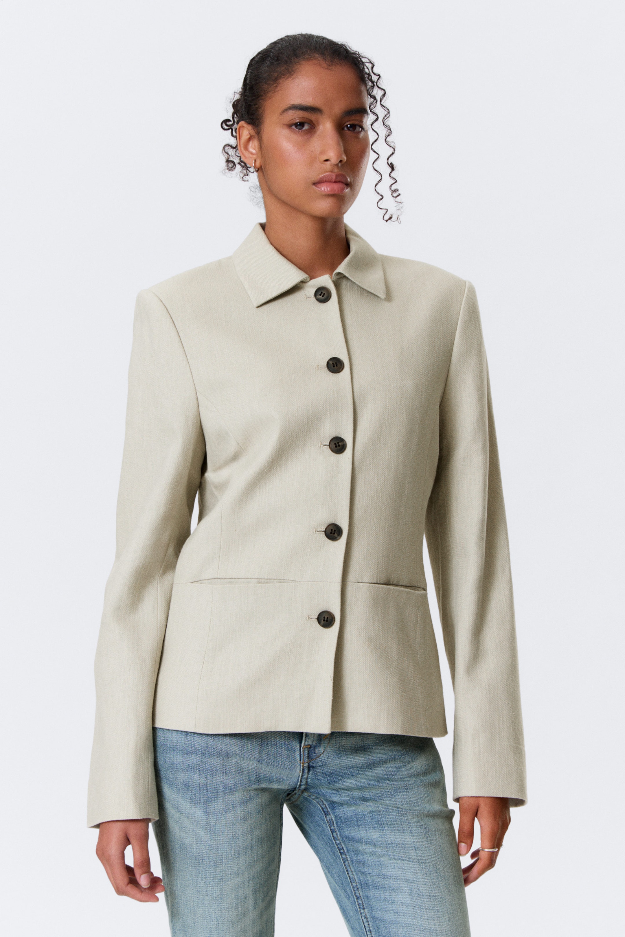 Dusty Mole - Lean Buttoned Jacket - 2