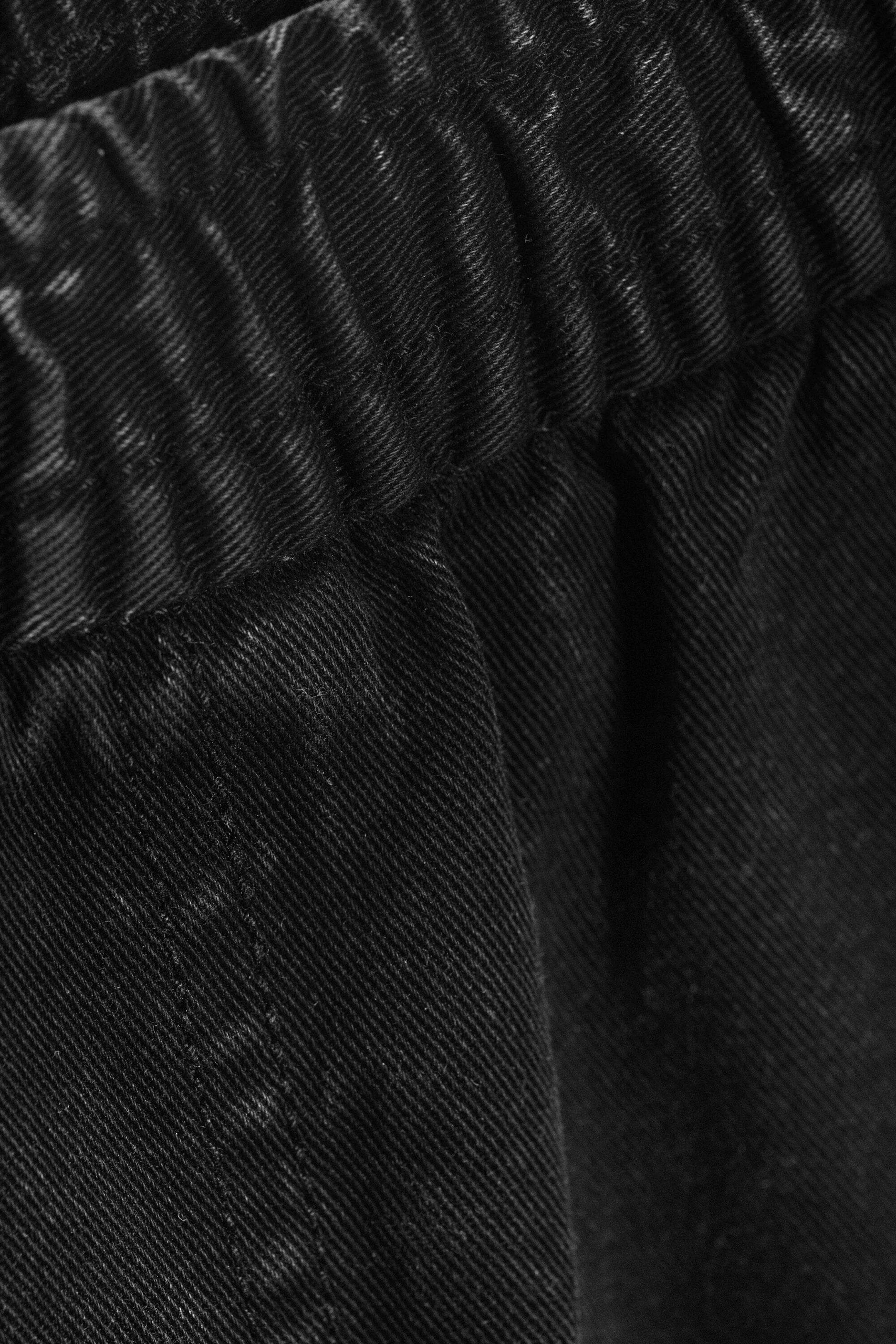 Black - Joggers Med Rak och Ledig Passform - 5