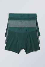 Blue grey teal - 3-pack Boxer Briefs - 0