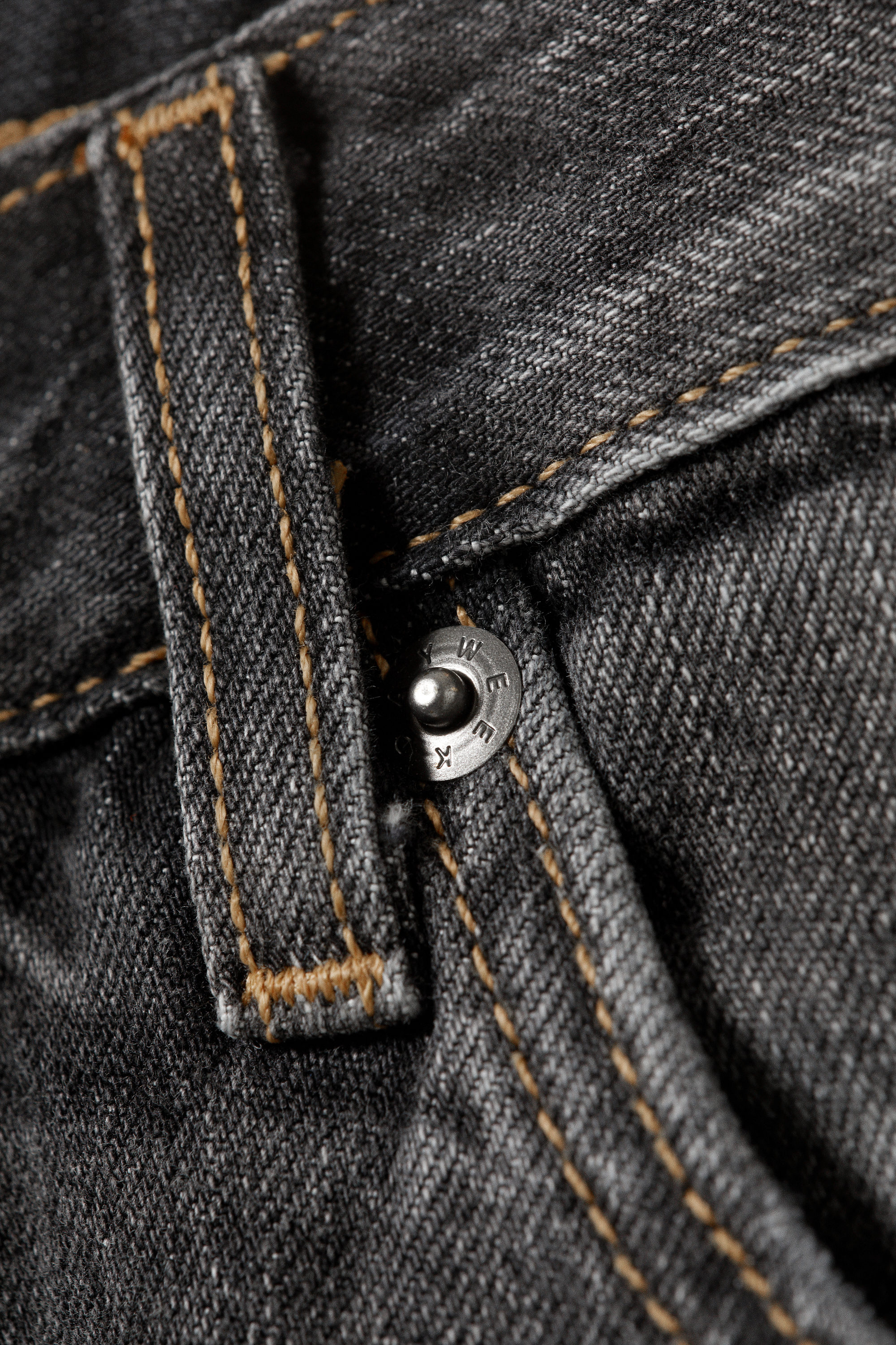 Dusky Black - Black - Astro Loose Baggy Leg Jeans - 12