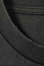 Dunkelgrau - "Spacenet" - Boxy Baumwoll-T-Shirt mit Grafik und Flügelärmeln - 1