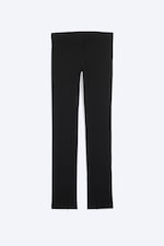 Black - Low-Rise Slim Suiting Trousers - 4