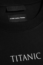 Noir délavé - T-shirt boxy ample Titanic - 5