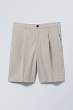 Ecru - Uno Loose Suit Shorts - 0