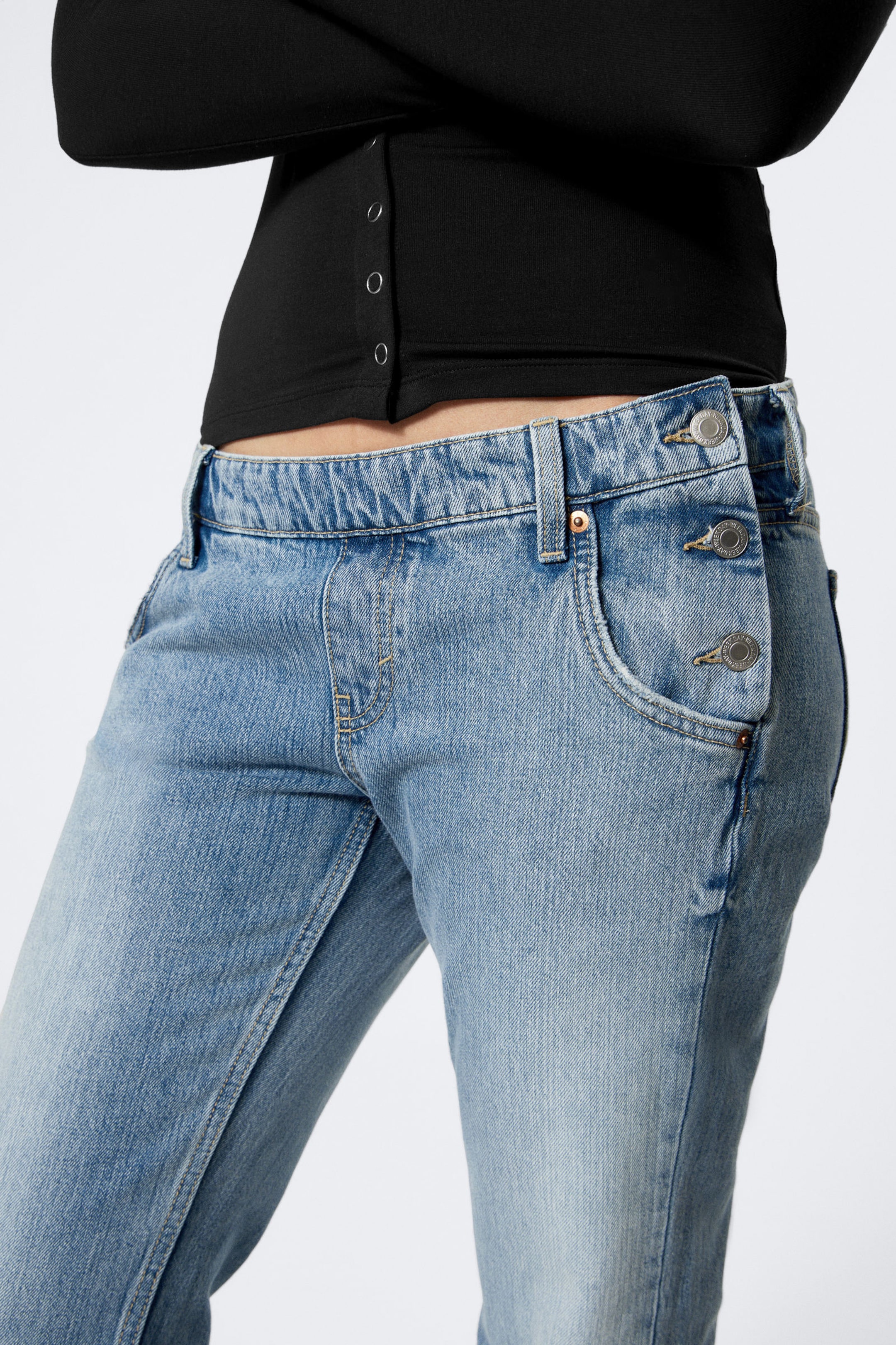 #79829D - Nova Low Rise Slim Bootcut Leg Rodeo Jeans - 2