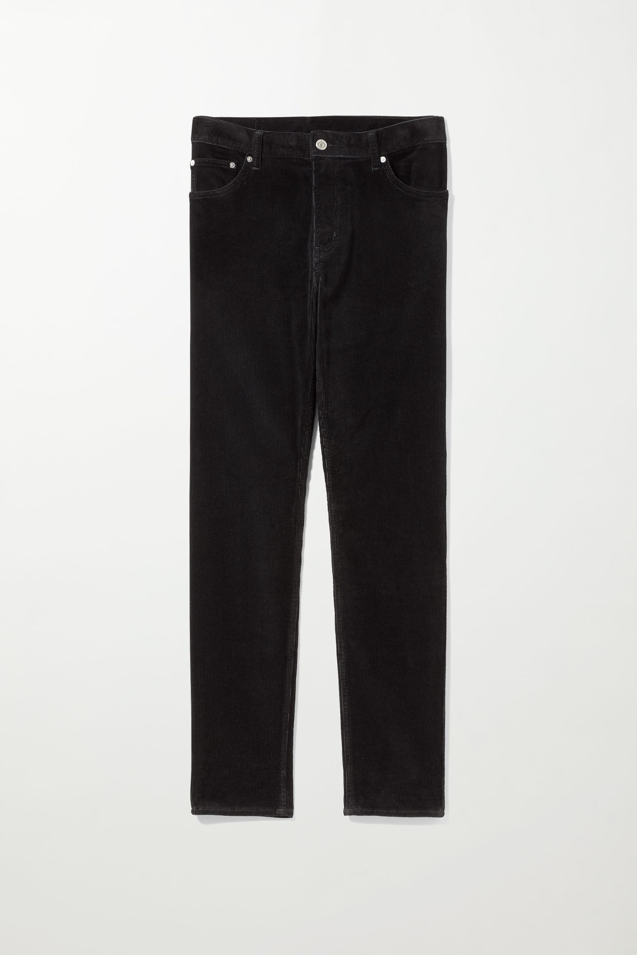 Black - Sunday Cord Trousers - 0