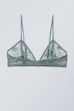 Staubiges Türkis - Spitzen-Bustier Zelda - 1