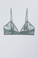 Zacht turkoois - Kanten bralette Zelda - 1