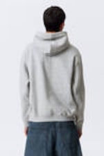 Light Grey Melange - Relaxed Heavy Hoodie - 3