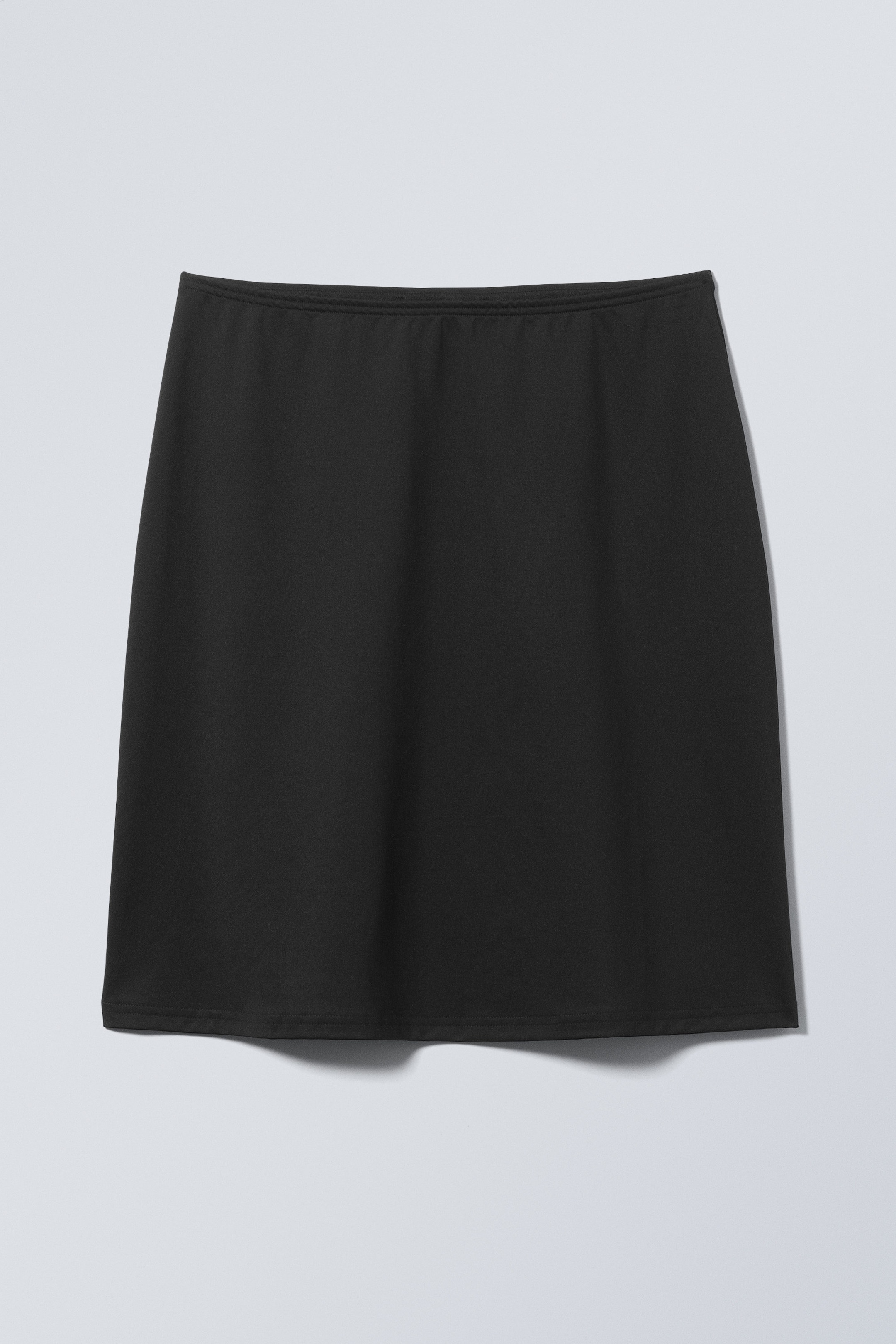 Black - Fine Midi Skirt - 0