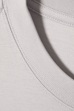Dunkelgrau - Schweres Oversized-T-Shirt - 1