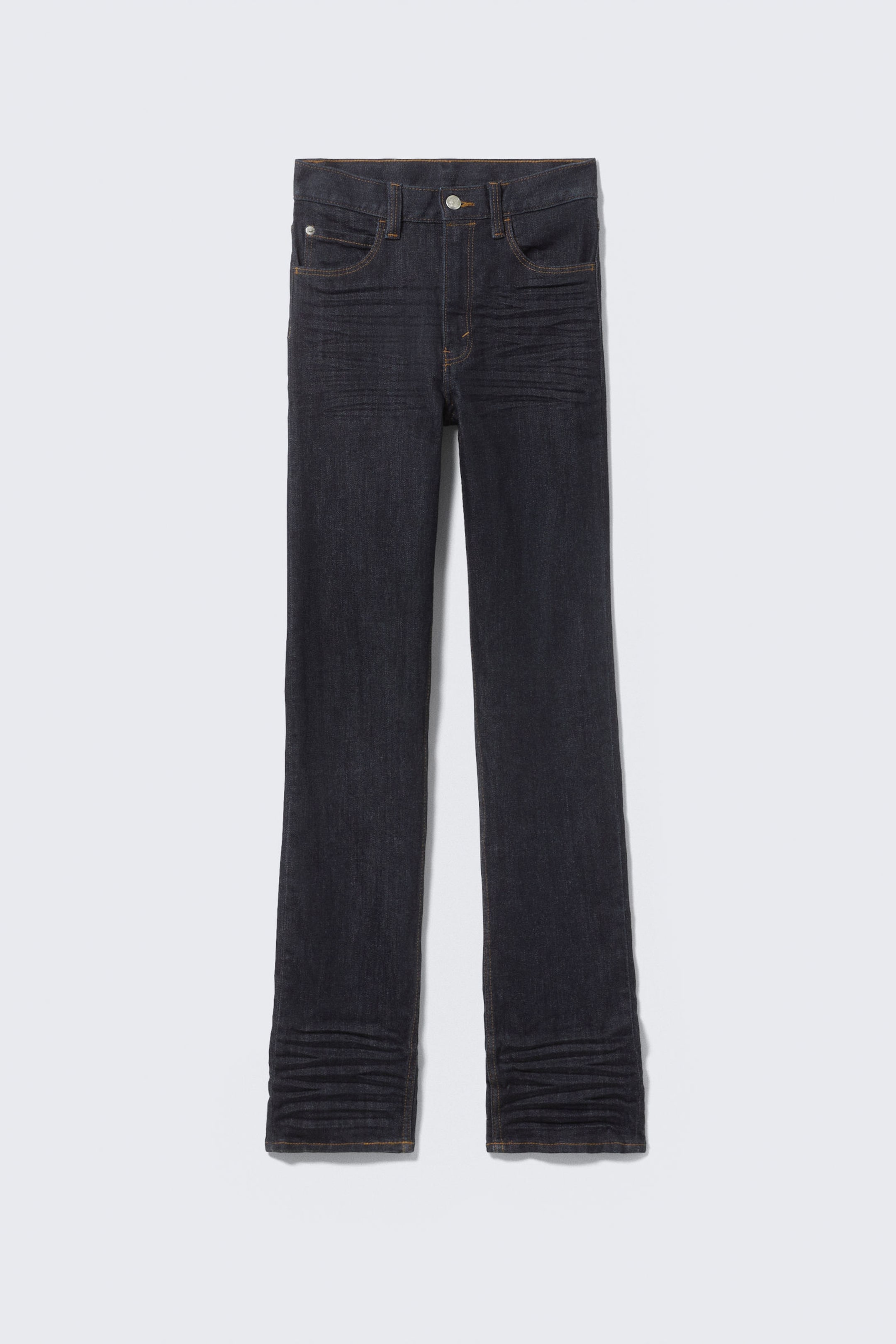 #4C5164 - Sleezie High Waisted Skinny Jeans - 1