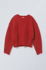 Red - Ivy Knit Sweater - 0