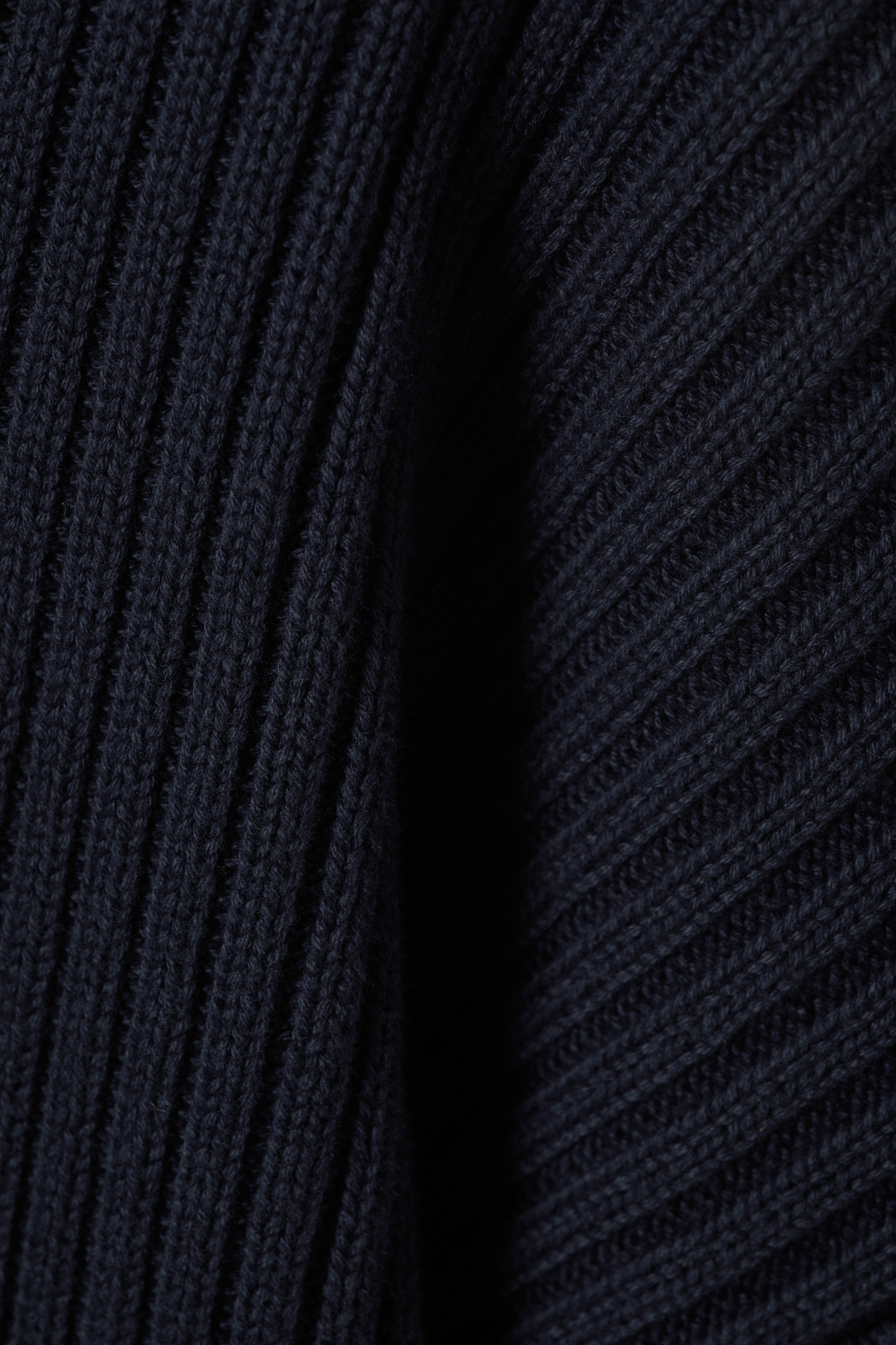 Visualizza immagine più grande: Loose Ribbed Cotton Sweater - Dark Blue - UOMO | H&M IT 5