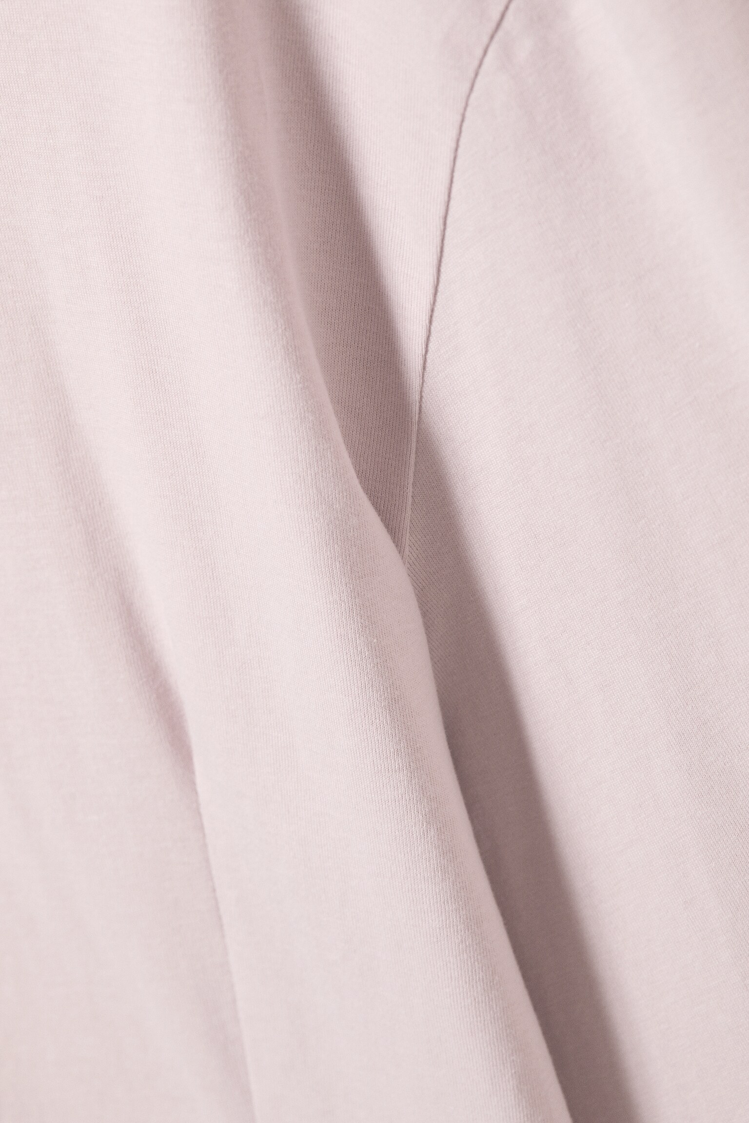 Тясна блуза с дълъг ръкав - Светлорозово - 6