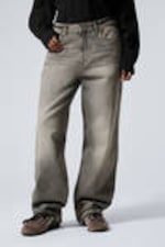 Canyon Grey - Medium Grey - Galaxy Loose Straight Leg Jeans - 7