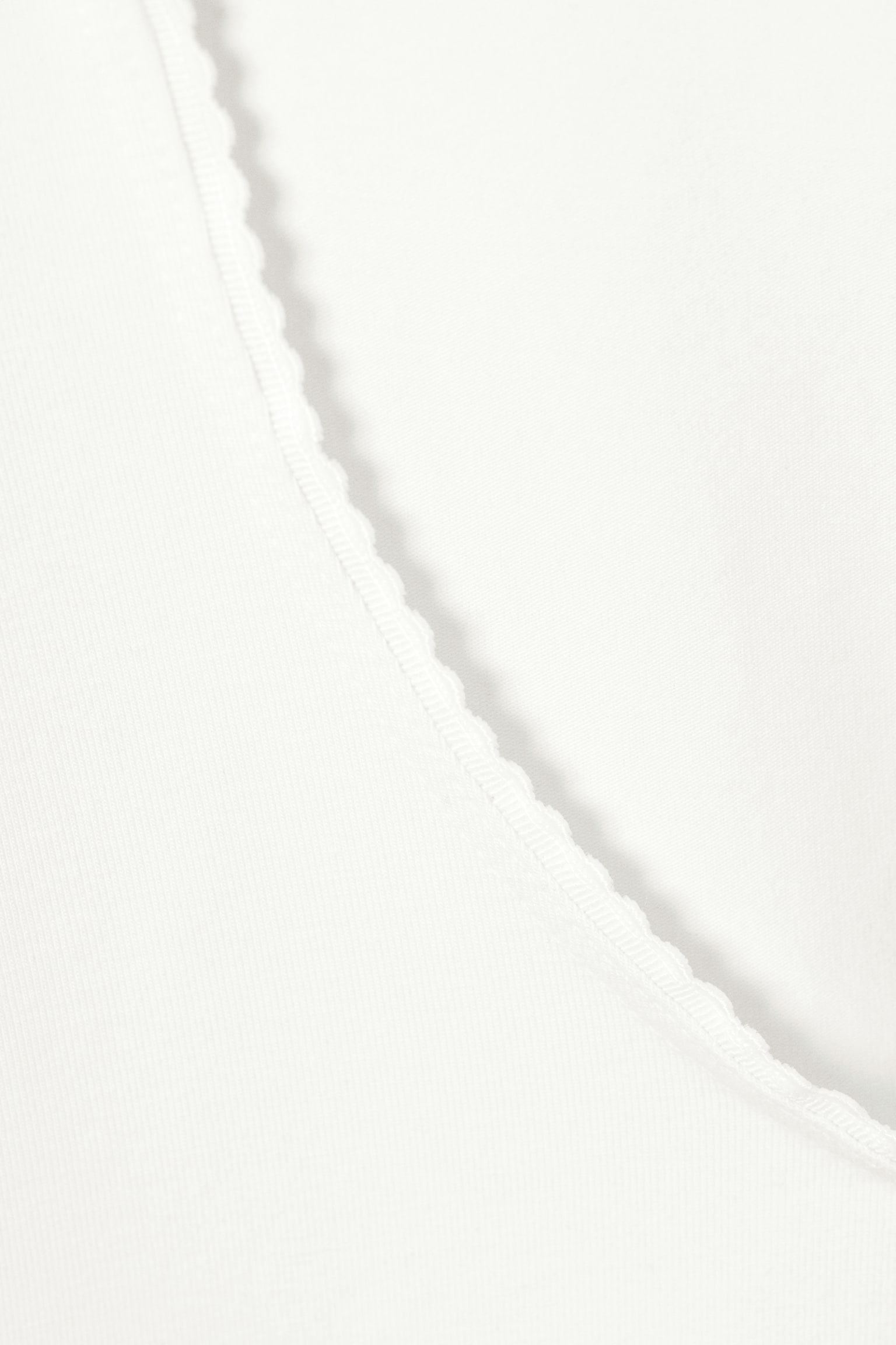 Top mulat cu mâneci trei sferturi - Alb murdar/Maro închis/Gri Melanj/Lila deschis - 4