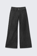 Waschung "Extra Black" - Poser – Weite Jeans mit normaler Taille - 4