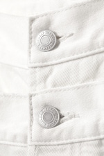 White - Dual High Waisted Loose Wide Leg Jeans - 1